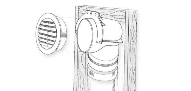 round soffit vent hvac