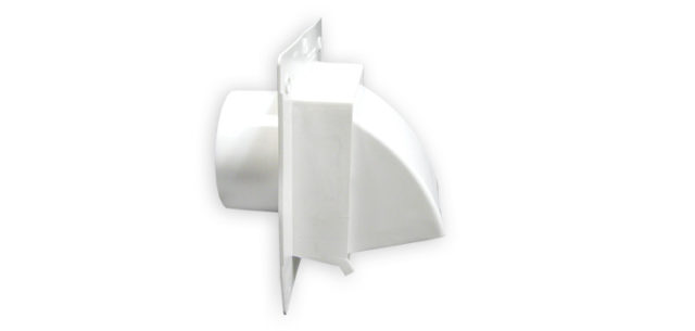 WC4xxNS - Rainscreen Dryer / Exhaust Vent - Side
